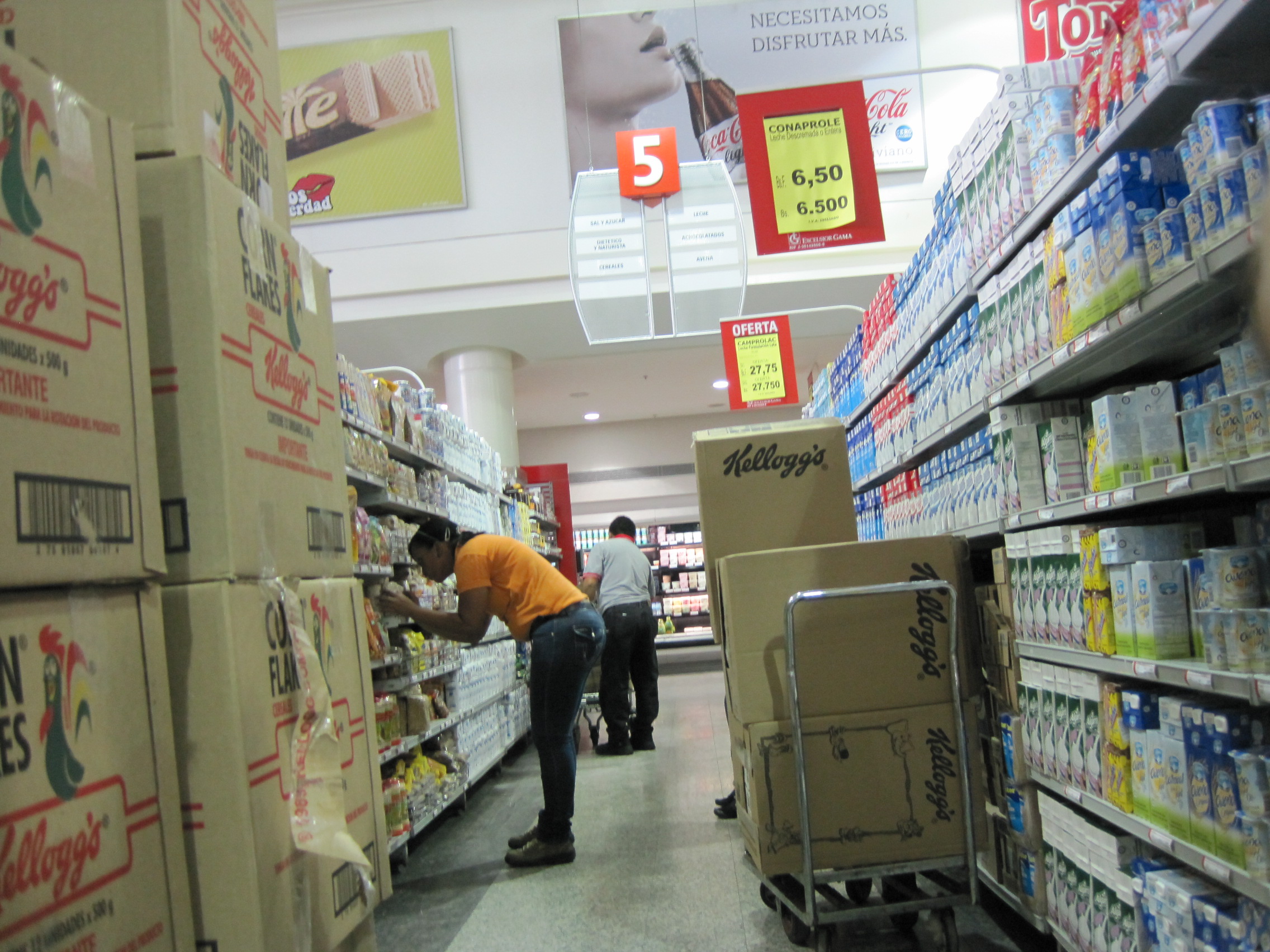 Supermercado, Caracas, 2010