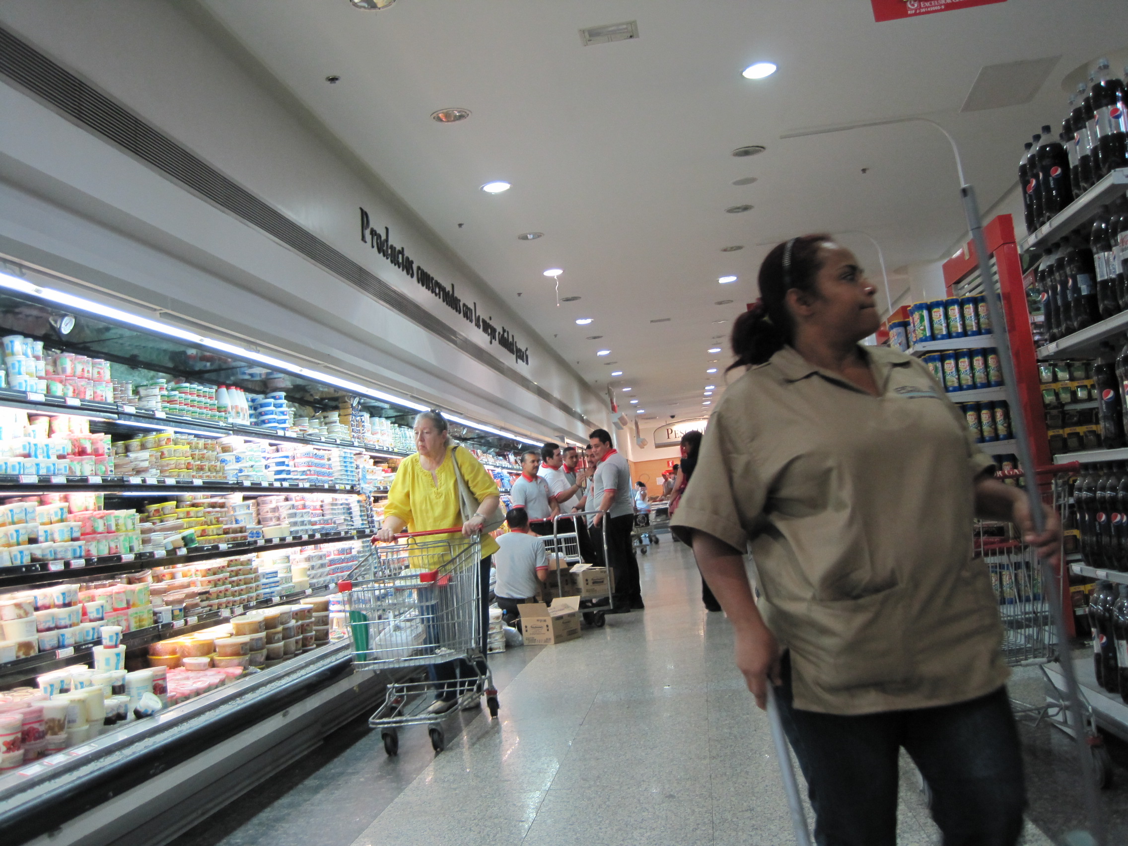 Supermercado, Caracas, 2010
